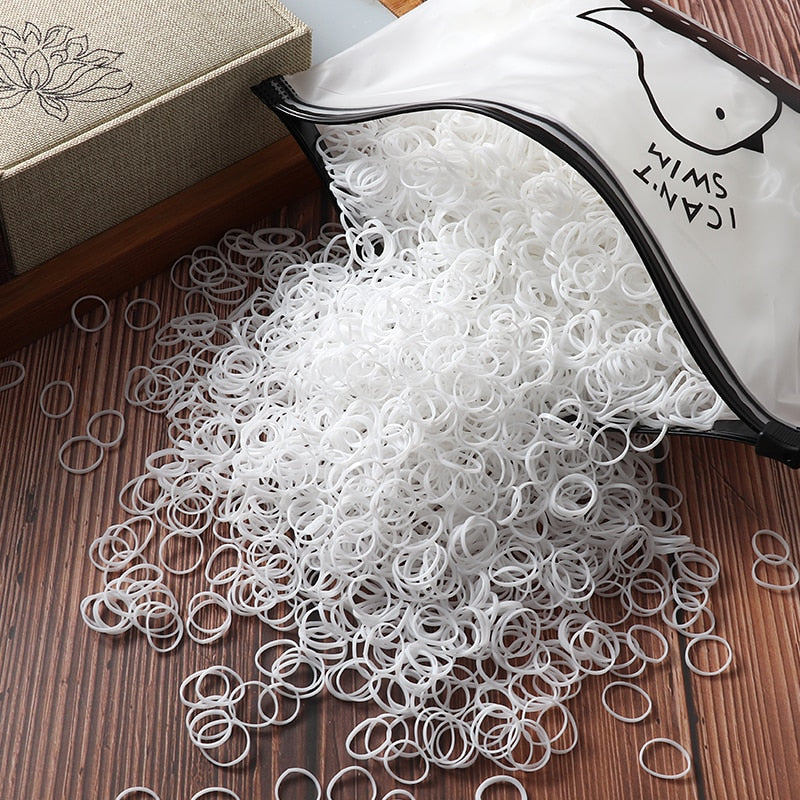 Bird Bag Rubber Hair Loom Bands- 1000/2000pcs