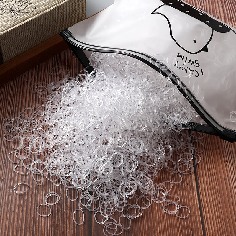 Bird Bag Rubber Hair Loom Bands- 1000/2000pcs