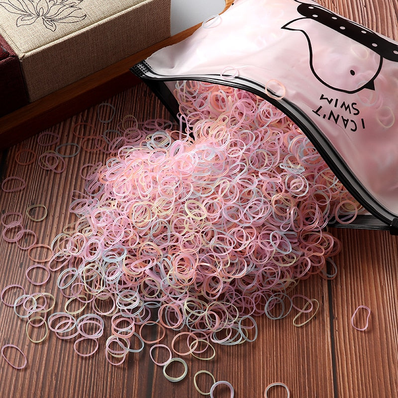 Bird Bag Rubber Hair Loom Bands- 1000/2000pcs