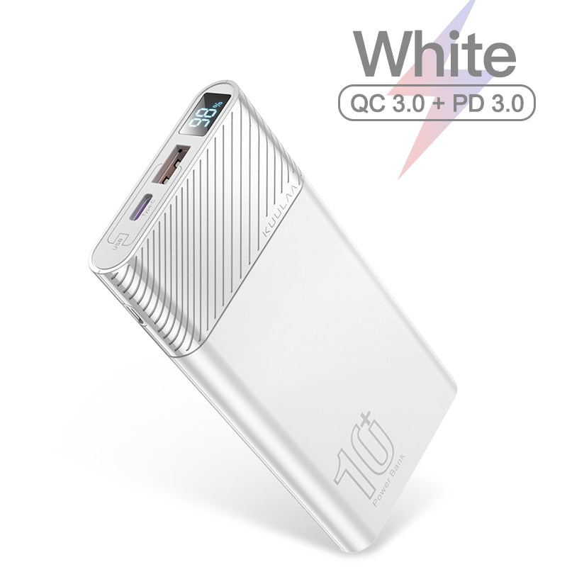 KUULAA Power Bank 10000mAh 3.0 PowerBank USB