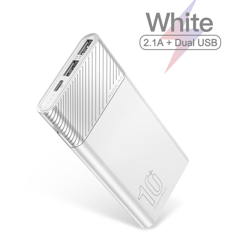 KUULAA Power Bank 10000mAh 3.0 PowerBank USB