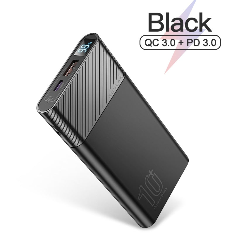 KUULAA Power Bank 10000mAh 3.0 PowerBank USB