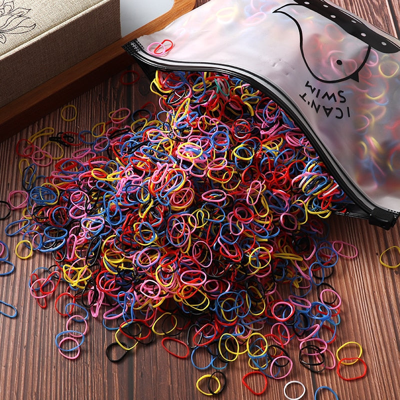 Bird Bag Rubber Hair Loom Bands- 1000/2000pcs